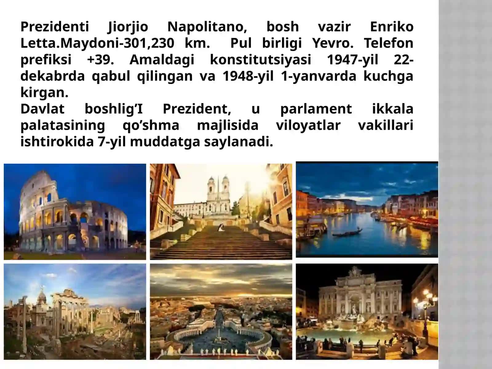 ITALIYA KASBIY ETIKETI 3