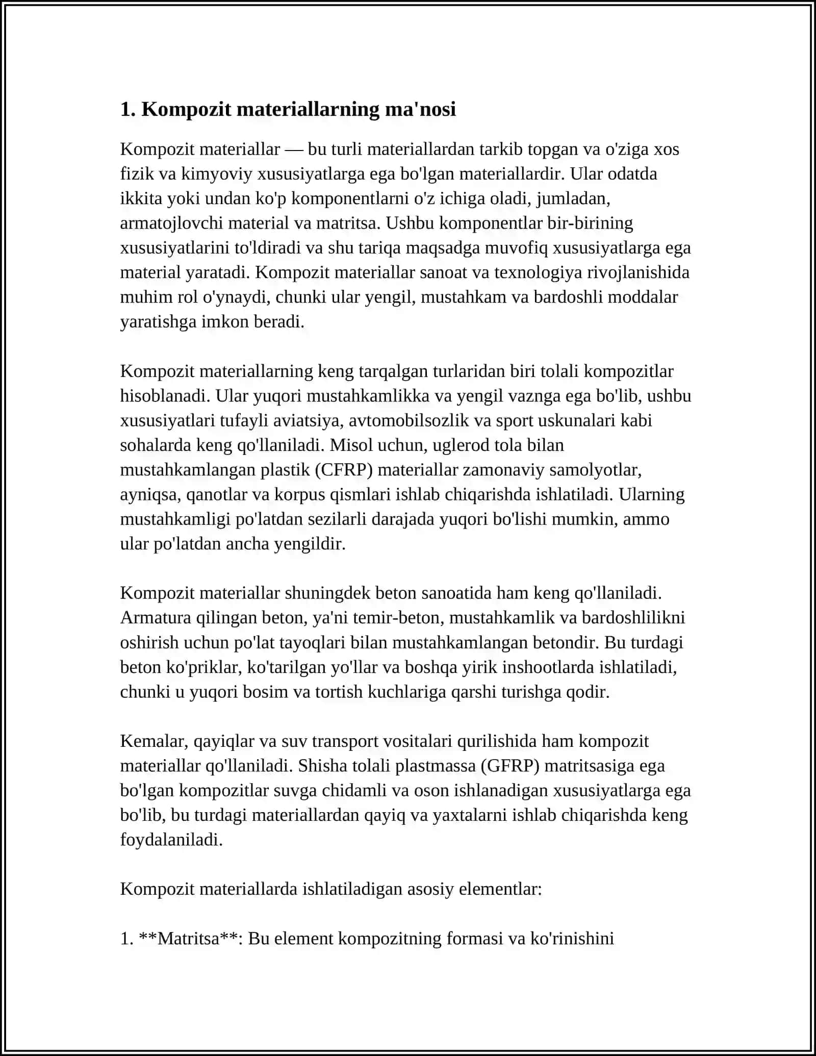 KOMPOZIT MATERIALLARNING TA'RIFI VA TASNIFI 3