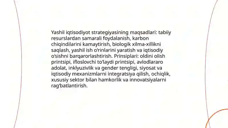 Yashil iqtisodiyotga o‘tish strategiyasi 3