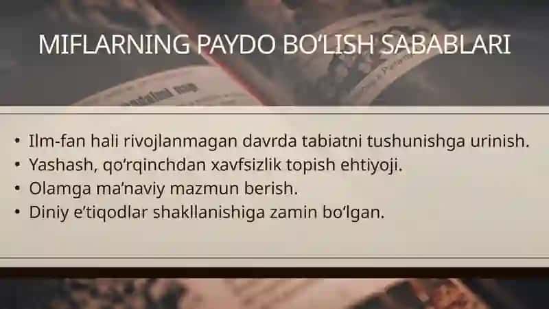 Dunyo xalqlari miflari 3