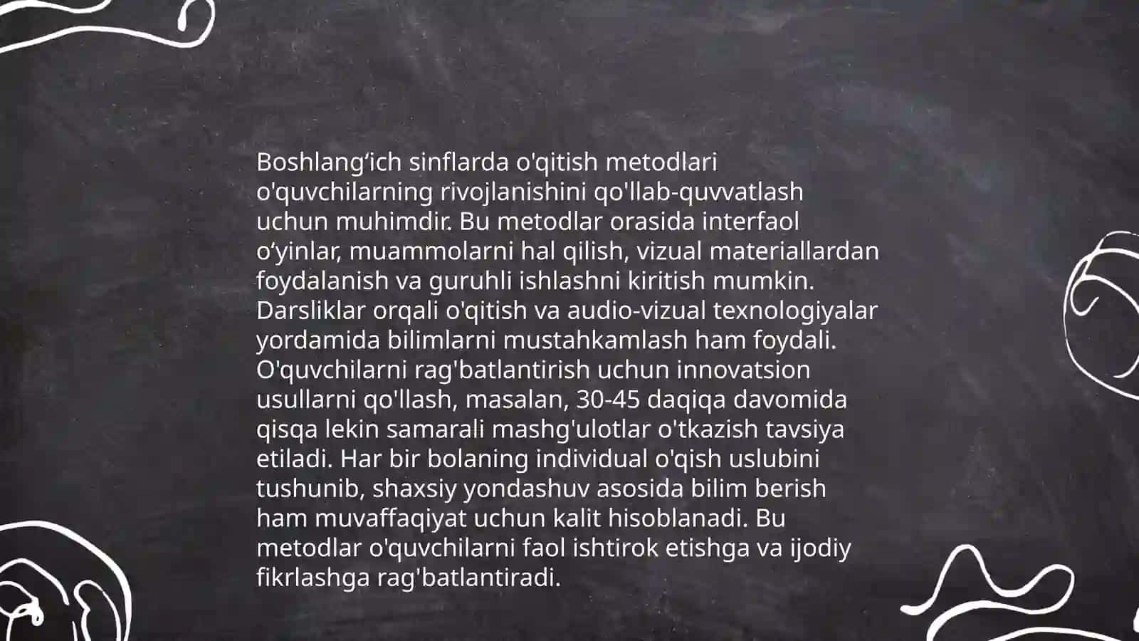 Boshlangʻich sinflarda taʼlim metodlari va vositalari 3