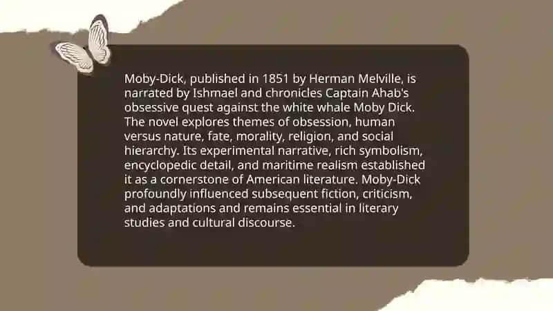 Moby-Dick asari haqida umumiy tushuncha 3