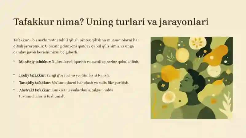 Tafakkur, Nutq va Intellekt: O'zaro aloqa 3
