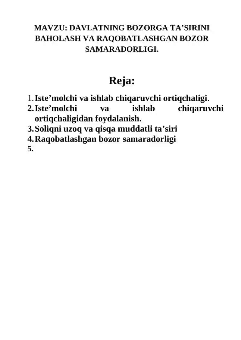 DAVLATNING BOZORGA TA’SIRINI BAHOLASH VA RAQOBATLASHGAN BOZOR SAMARADORLIGI 3