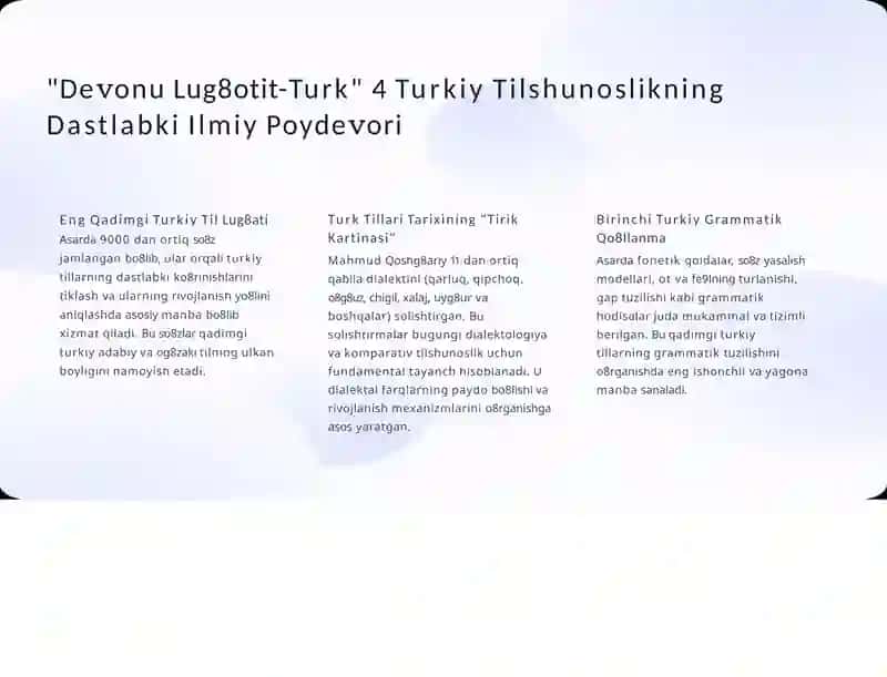 Devonu lug'otit-turk: turkiy tilshunoslikning ulug'or poydeori 3