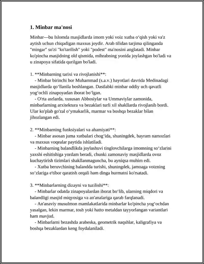 Minbar 3