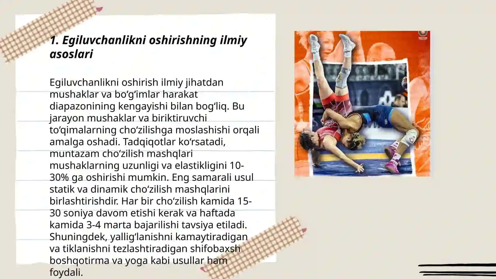 Egiluvchanlikni oshirishning ilmiy asoslari 3