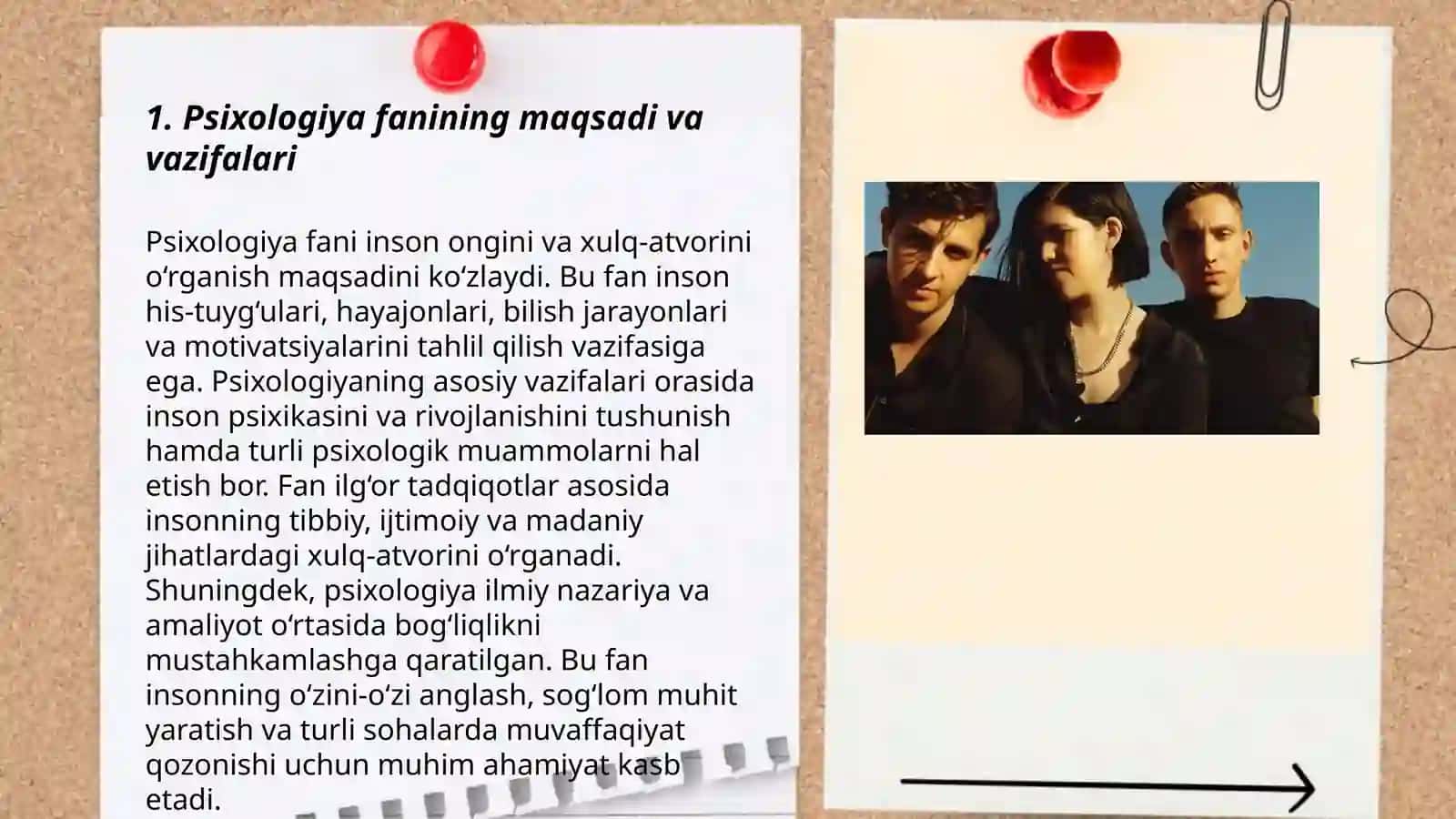 Psixologiya fanining predmeti va rivojlanish tarixi 3