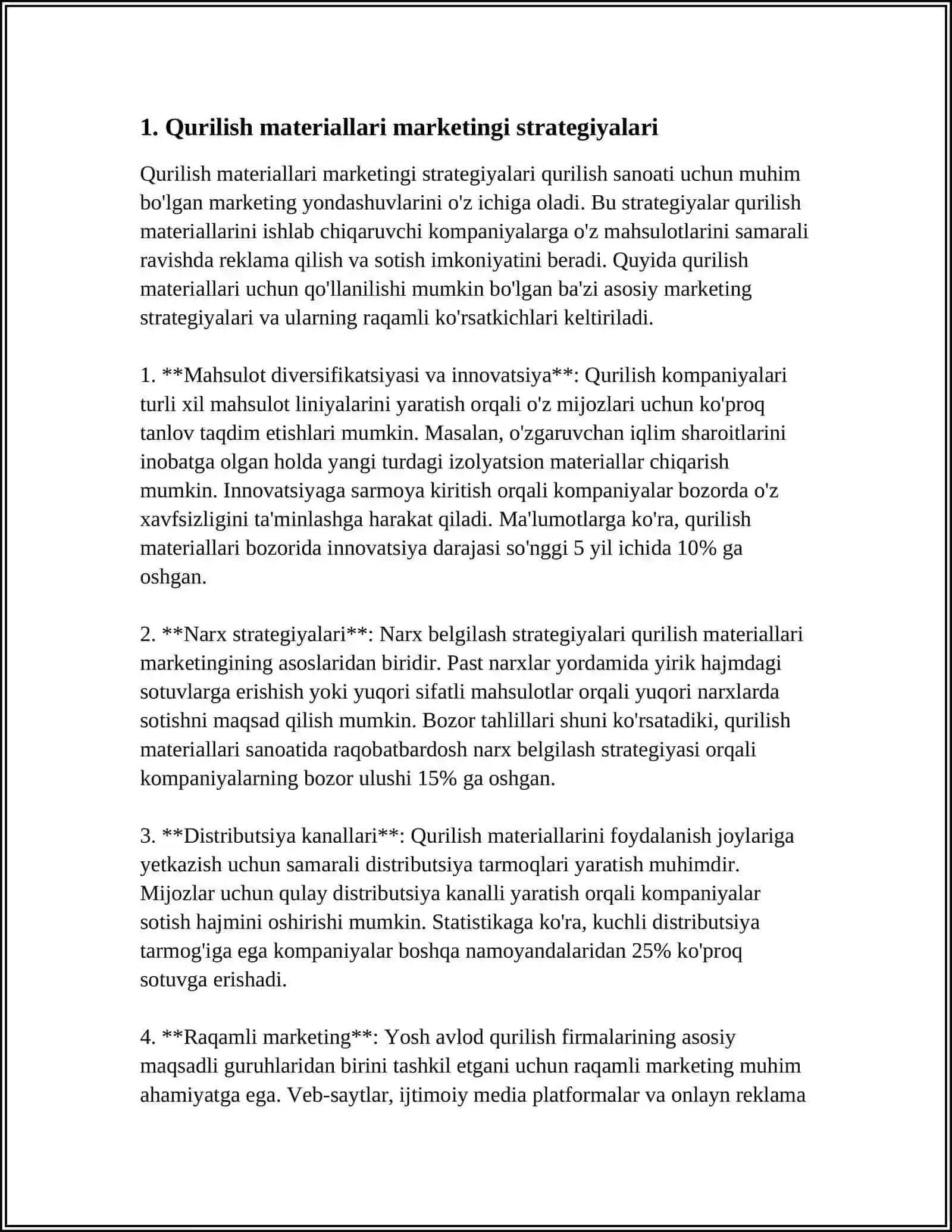 QURILISH MATERILLARI KORXONALARNI BOSHQARISH 3