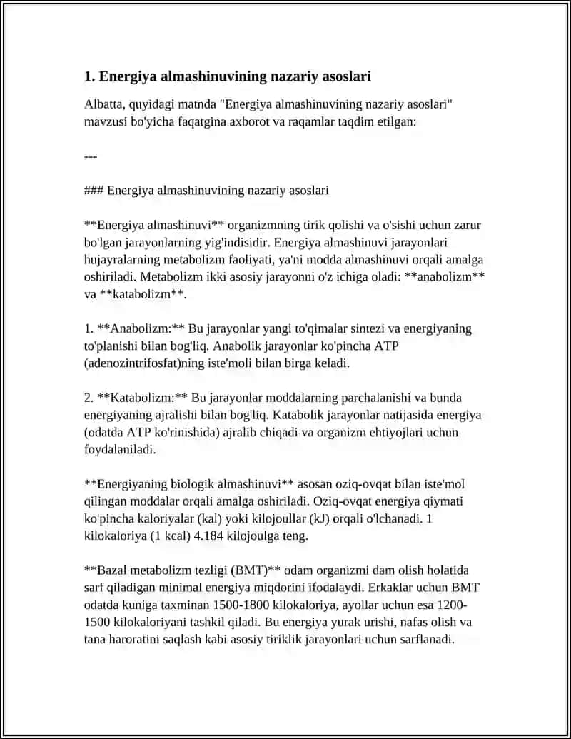 ENERGIYA ALMASHINUVINING BOSHQARILISHI 3