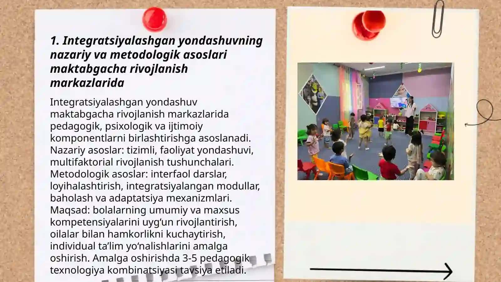 Maktabgacha ta'lim tashkilotlarida rivojlanish markazlarini tashkil etishda integratsiyalashgan yondashuv 3
