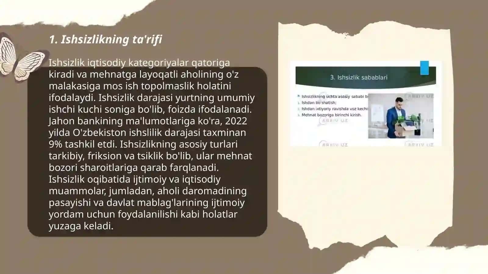 Ishsizlik va uning turlari 3