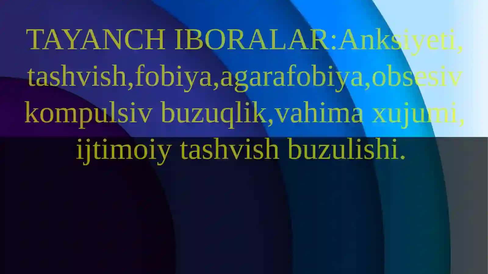 Ruhiysalomatlik muammolarining sabablari: tashvish va kayfiyatning buzilishi 3