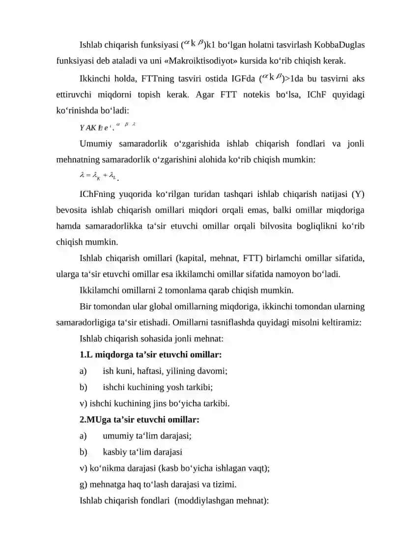 BOZOR HAJMINI ANIQLASHDA EKONOMETRIK MODELLARDAN FOYDALANISH 3