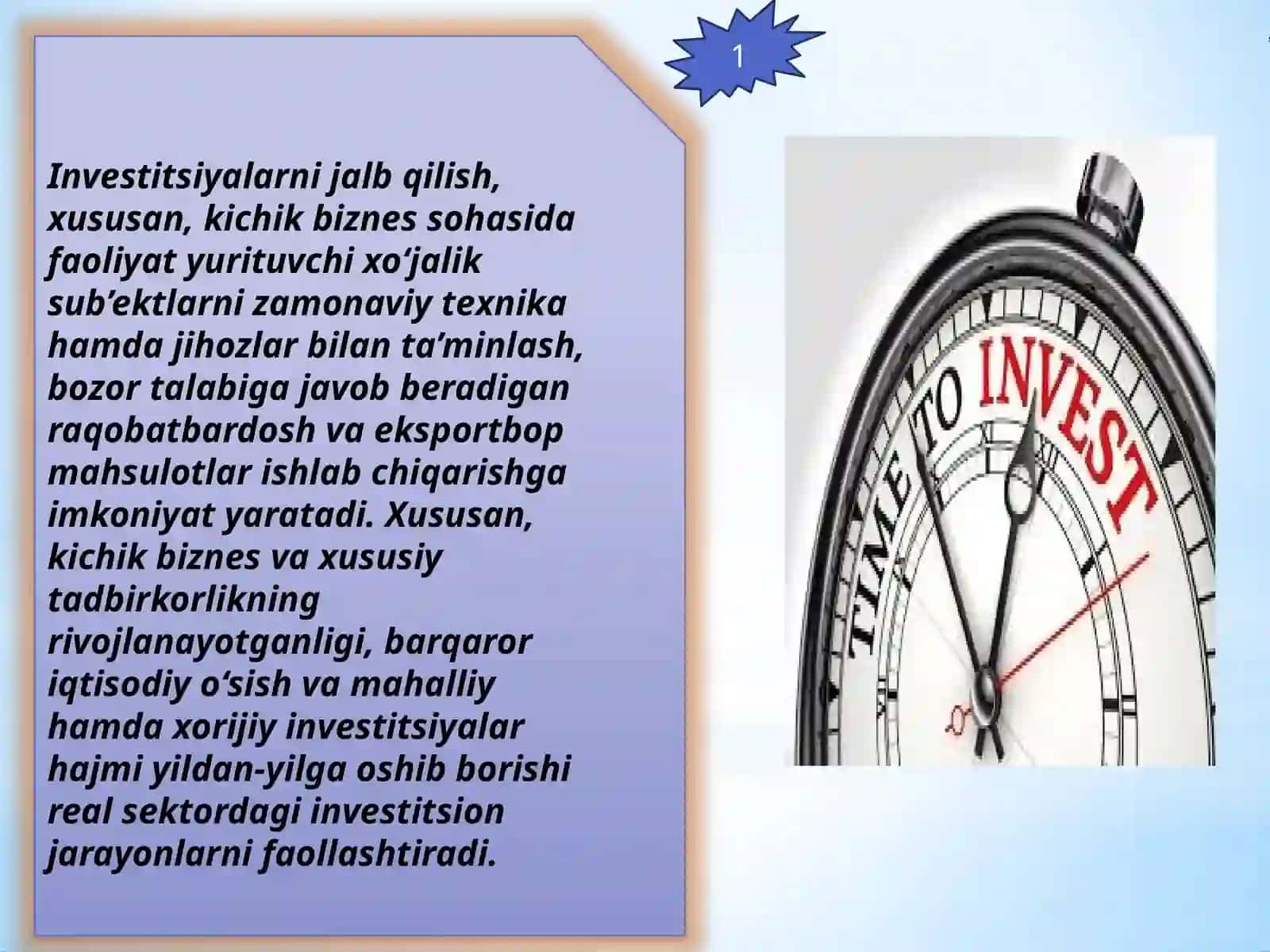 XO’JALIK SUB’YEKTLARINI ZAMONAVIY TEXNIKA VA JIHOZLAR BILAN TAMINLASH 3