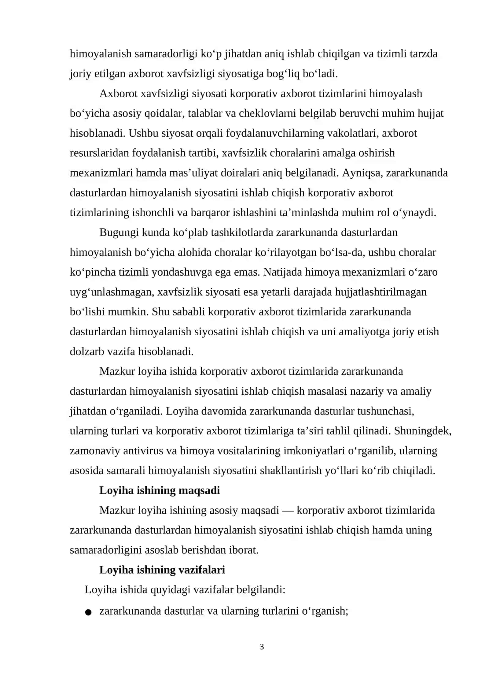 Zararkunanda Dasturlardan Himoyalanish Siyosatini Ishlab Chiqarish 3