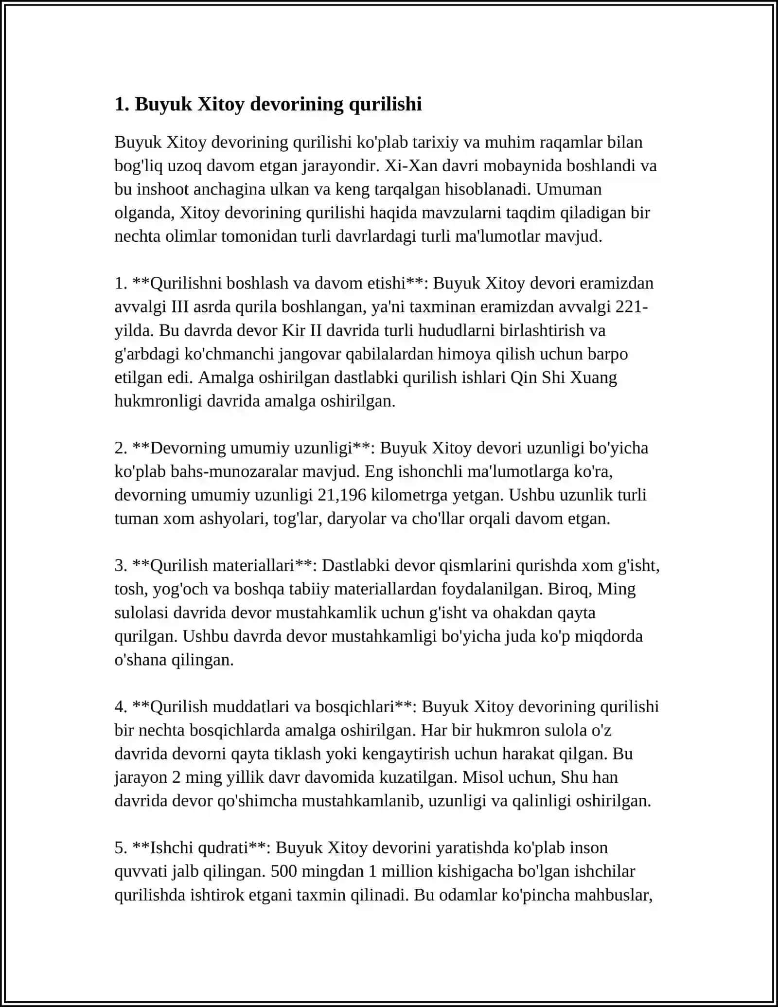 BUYUK XITOY DEVORI TARIXI 10 TA 3