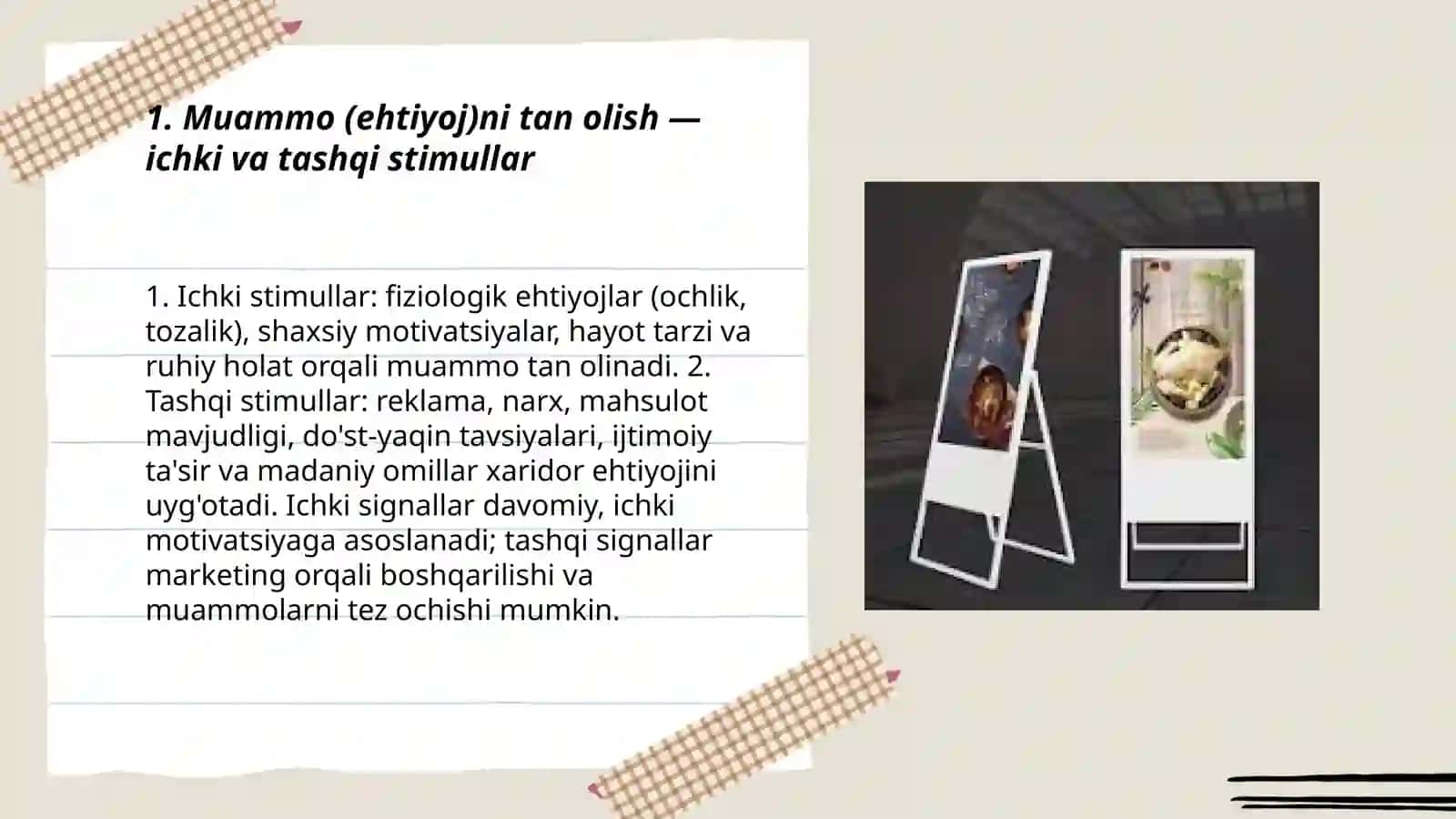 Xaridorning qaror qabul qilish jarayonining 5 ta bosqichini tavsiflang 3