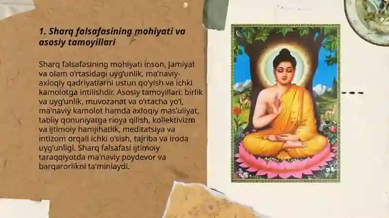 Sharq falsafasi. Uning mohiyati va ijtimoiy taraqqiyotdagi o'rni 3