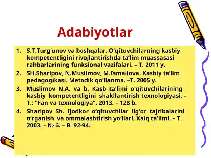 Pedagogning kasbiy kompetentligini rivojlantirish 3