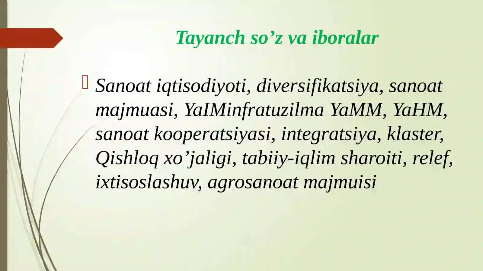 Hududlarning iqtisodiy salohiyati va barqaror iqtisodiy o‘sish. Mintaqa iqtisodiyotini tartibga solishning xorij tajribasi 3