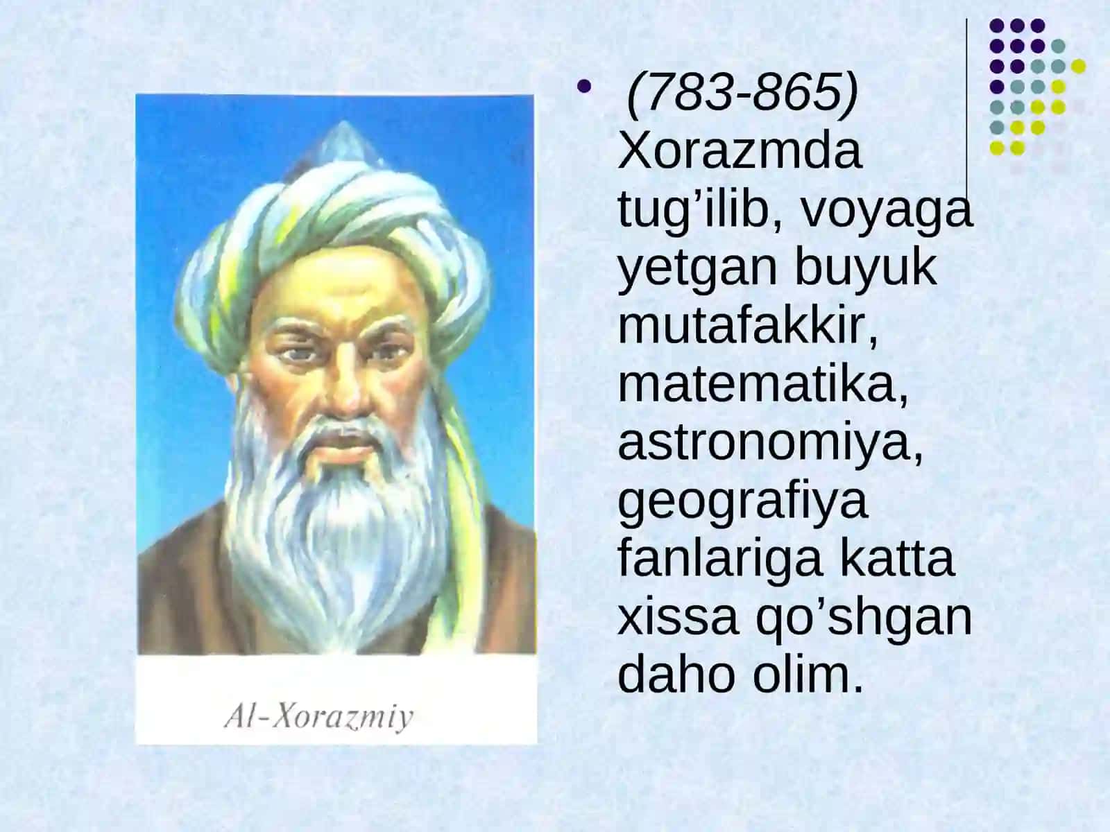 Matematika fanidan darslar 3