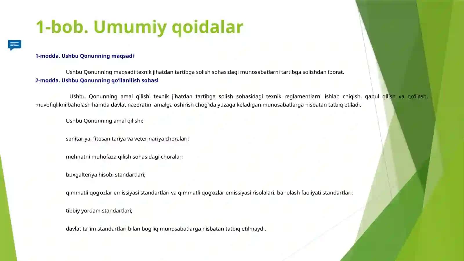 O’zbekiston Respublikasining texnik jihatdan tartibga solish qonuni 3