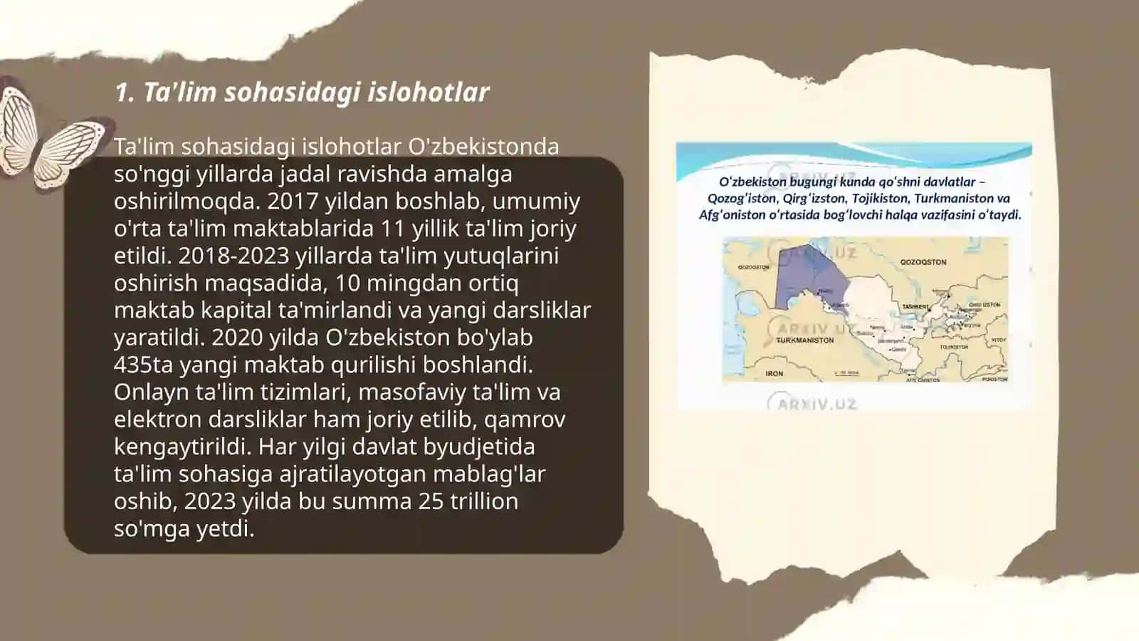 Ta'lim sohasidagi islohotlar 3