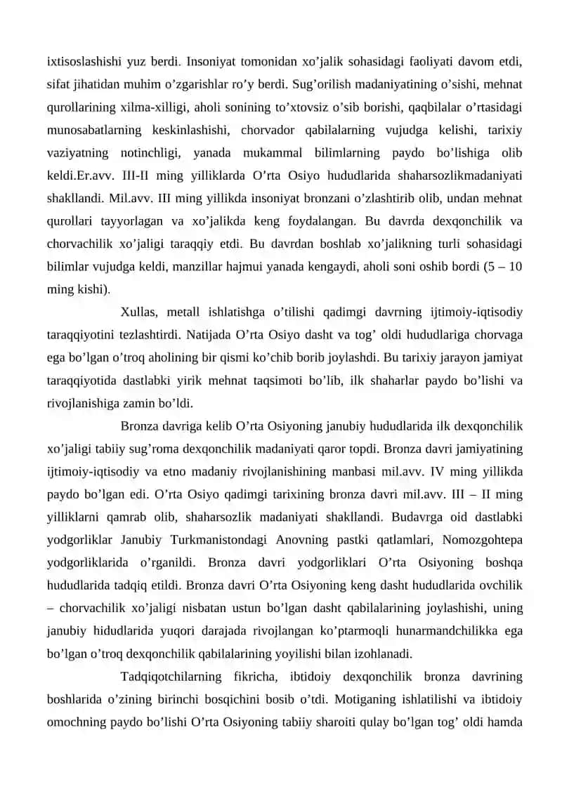 Bronza davri madaniy aloqalar 3