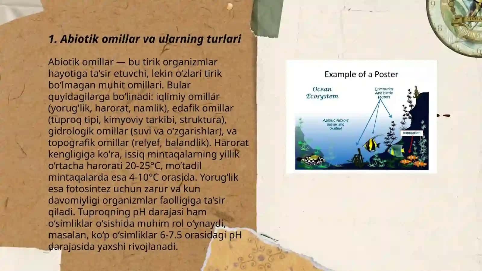 Abiotik va biotik ekologik omillar va ularning tabiatda òsimliklarning tarqalishidagi ahamiyati 3