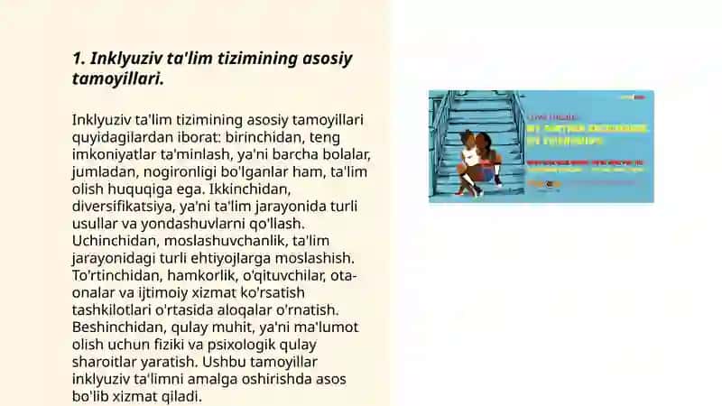 Imkoniyati cheklangan o'quvchilarning ta'limga bo'lgan ehtiyojlari va ularni amalga oshirish muammolari 3