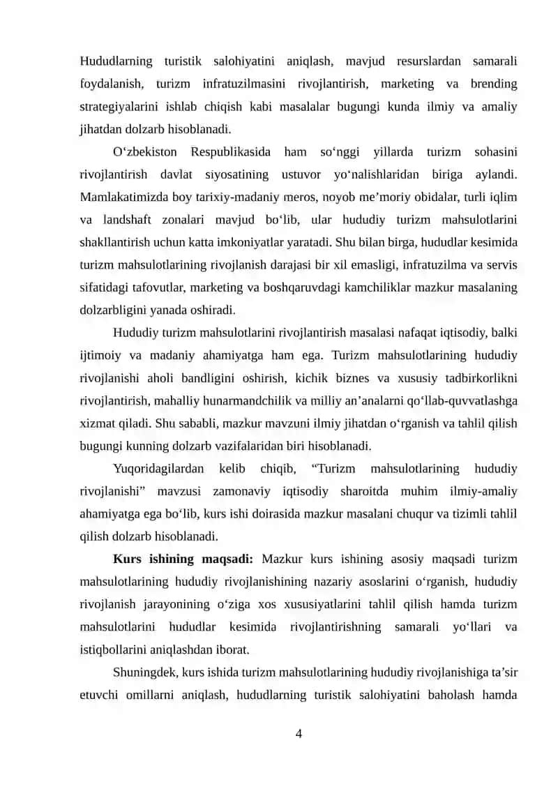 TURIZM MAHSULOTLARINING HUDUDIY RIVOJLANISHI 3