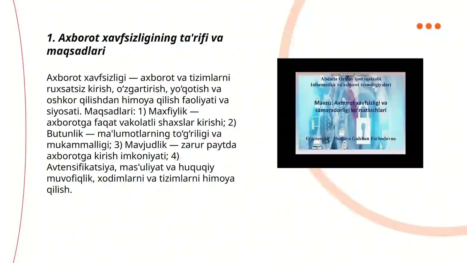Axborot xavfsizligi va uning asosiy tamoyillari 3