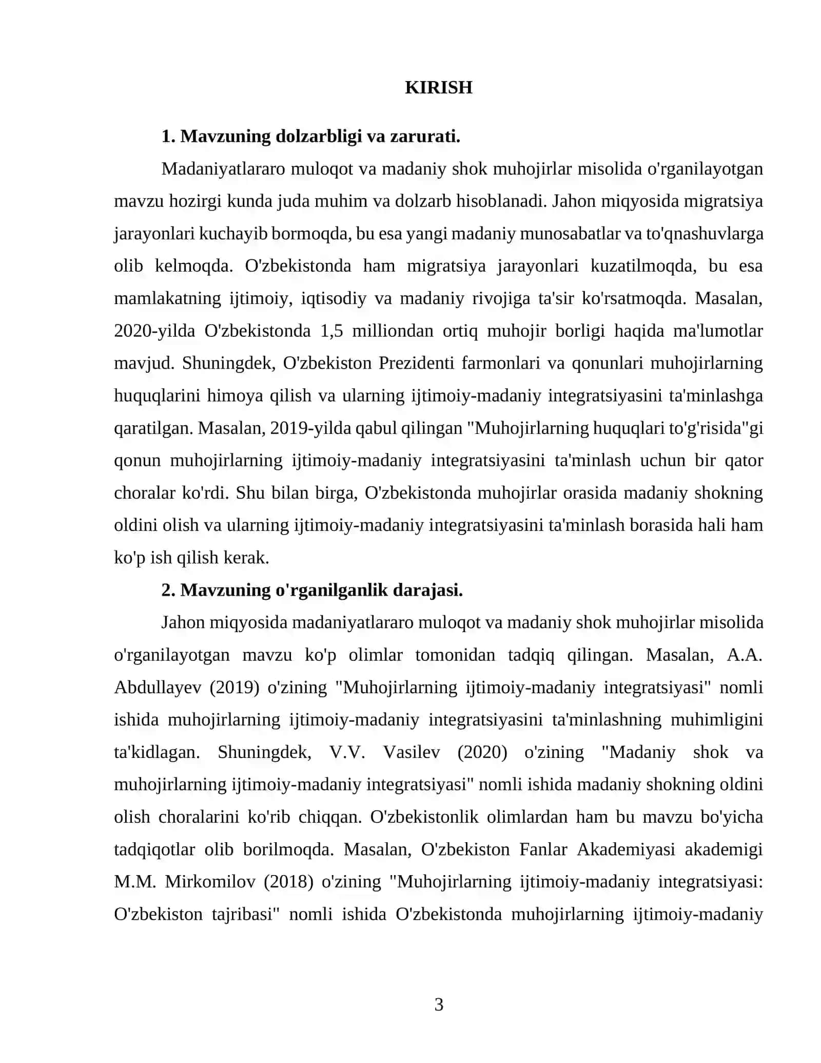 Madaniyatlararo muloqot va madaniy shok: muhojirlar misolida 3
