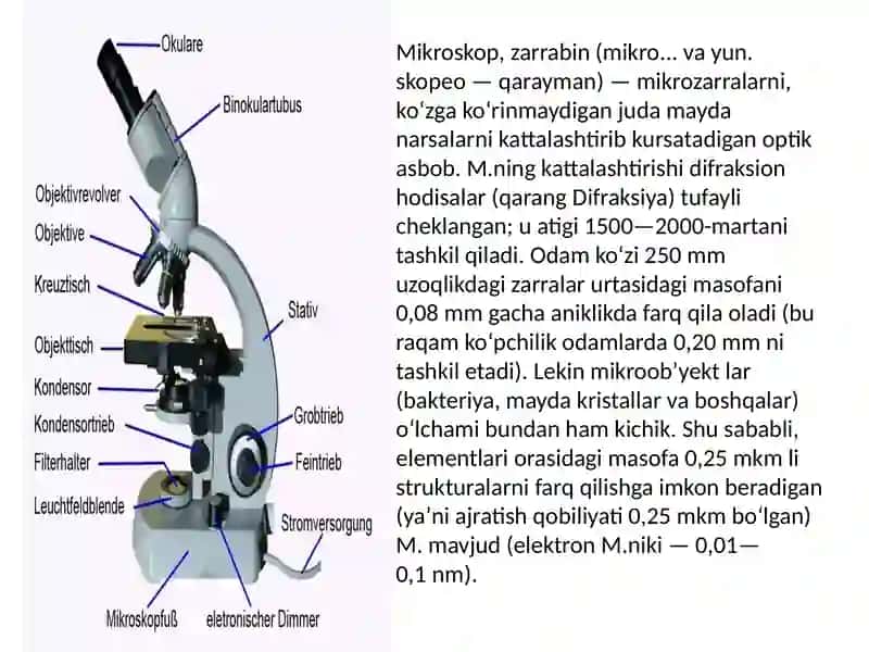 Mikroskop, zarrabin 3