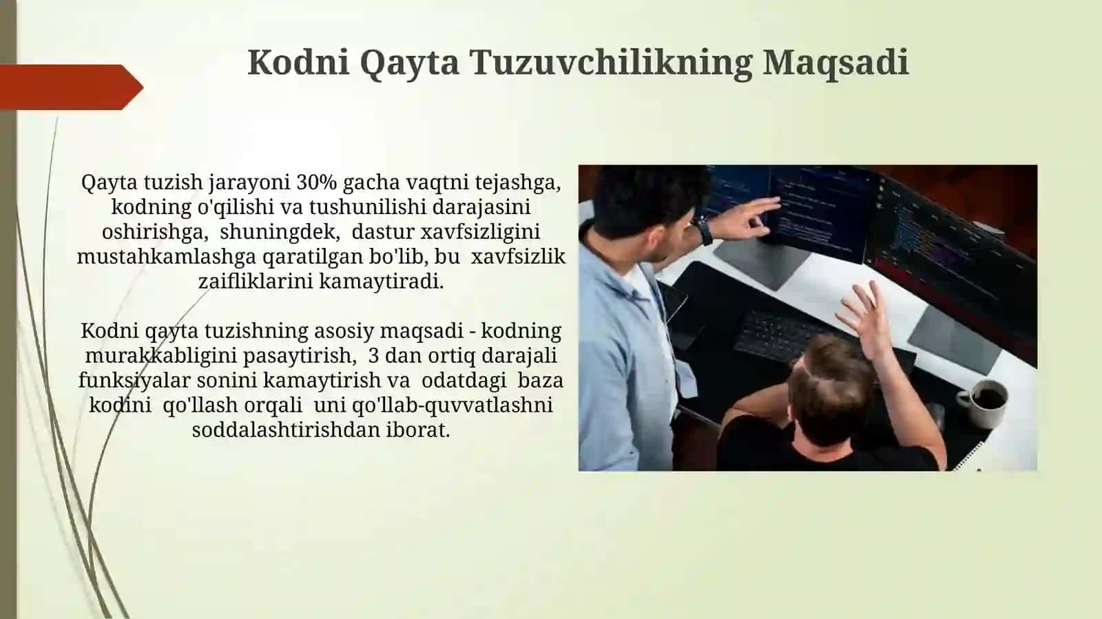 Kodni Qayta Tuzuvchilik 3