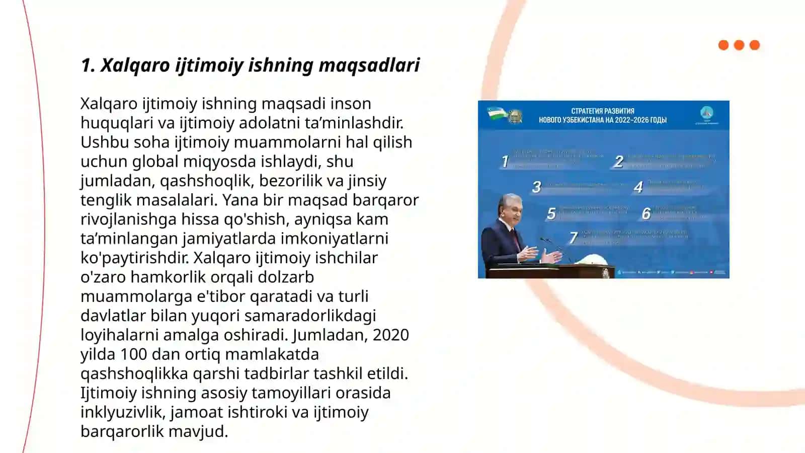 Xalqaro ijtimoiy ishning xalqaro infrostrukturasi 3