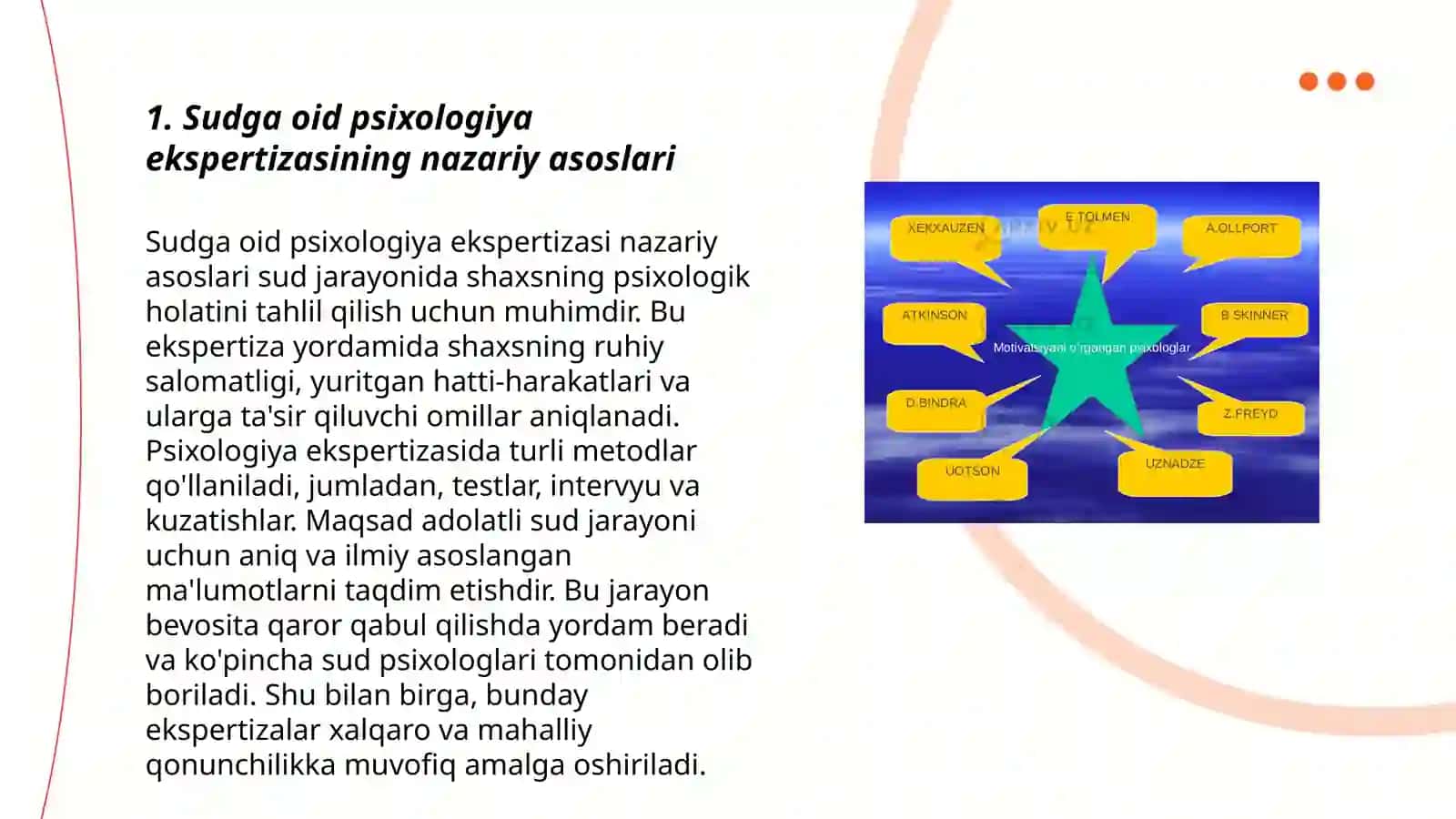 Sudga oid psixologiya ekspertizasining predmeti va ekspert vakolati 3
