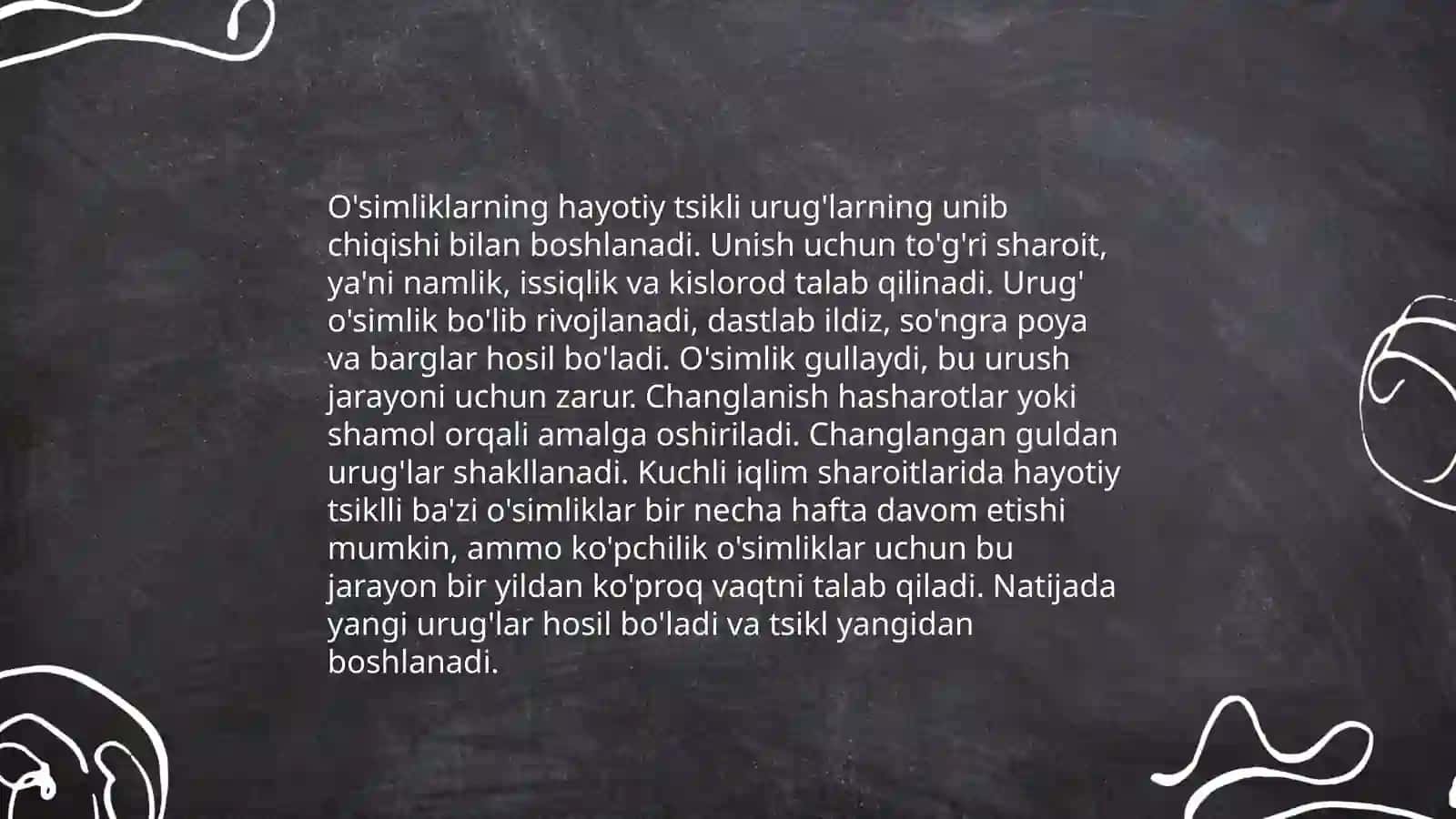 O'simliklarning hayotiy tsikli, Suvning tabiatdagi aylanishi, Tabiatda ekologik muvozanat 3