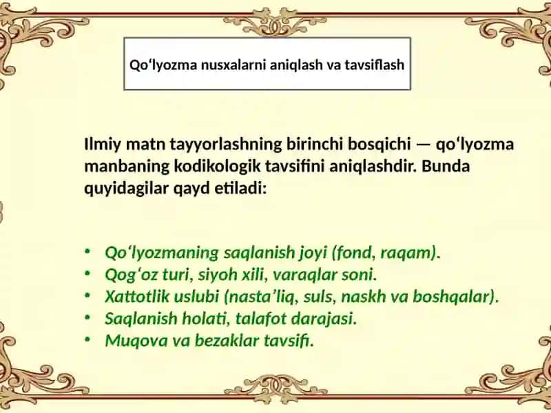 Ilmiy Matn va Uning Ahamiyati Ilmiy Asarlarga Nasriy Bayon Yaratish Jarayonlari 3