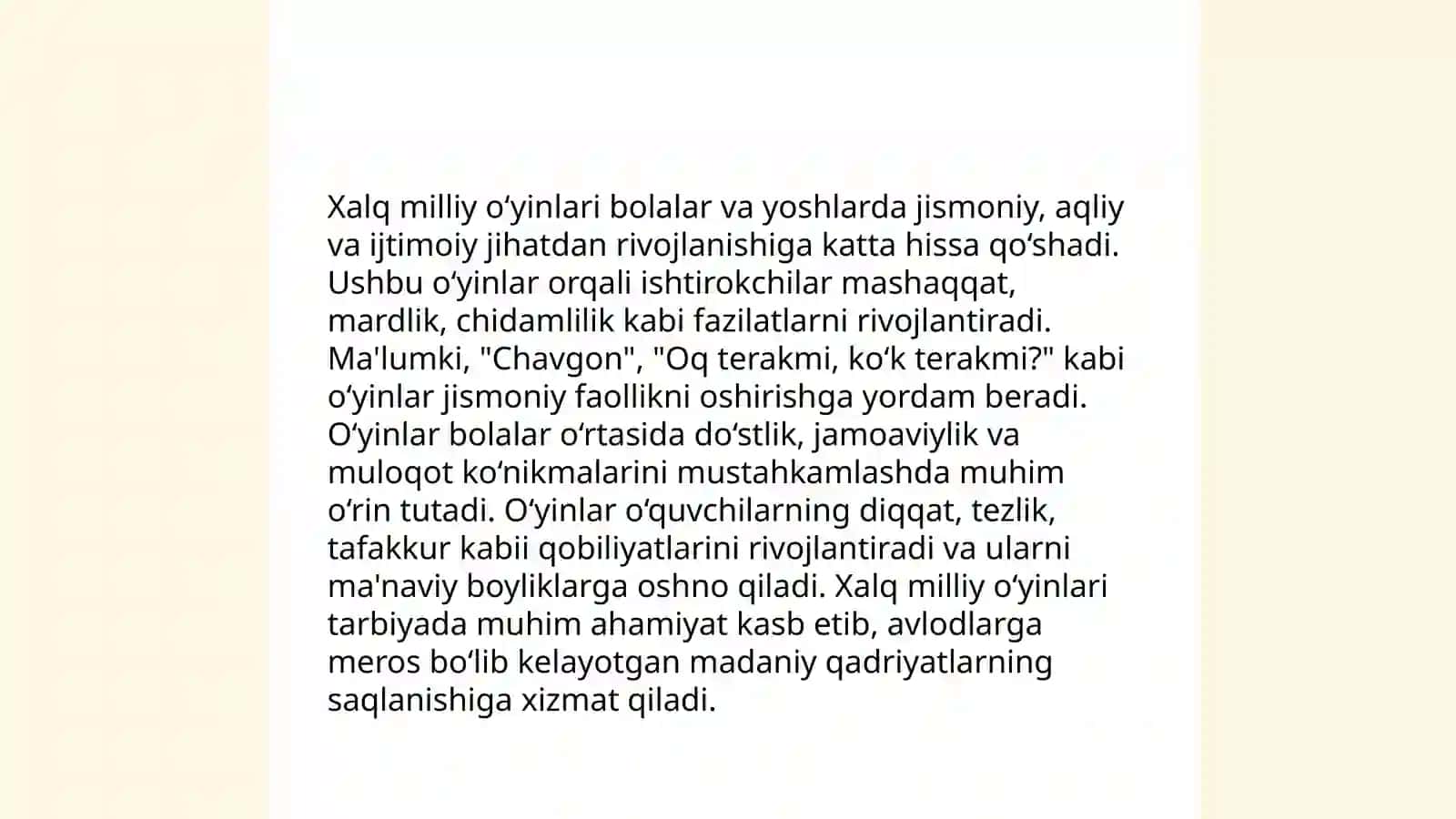 Xalq milliy o‘yinlari tarbiyasi 3