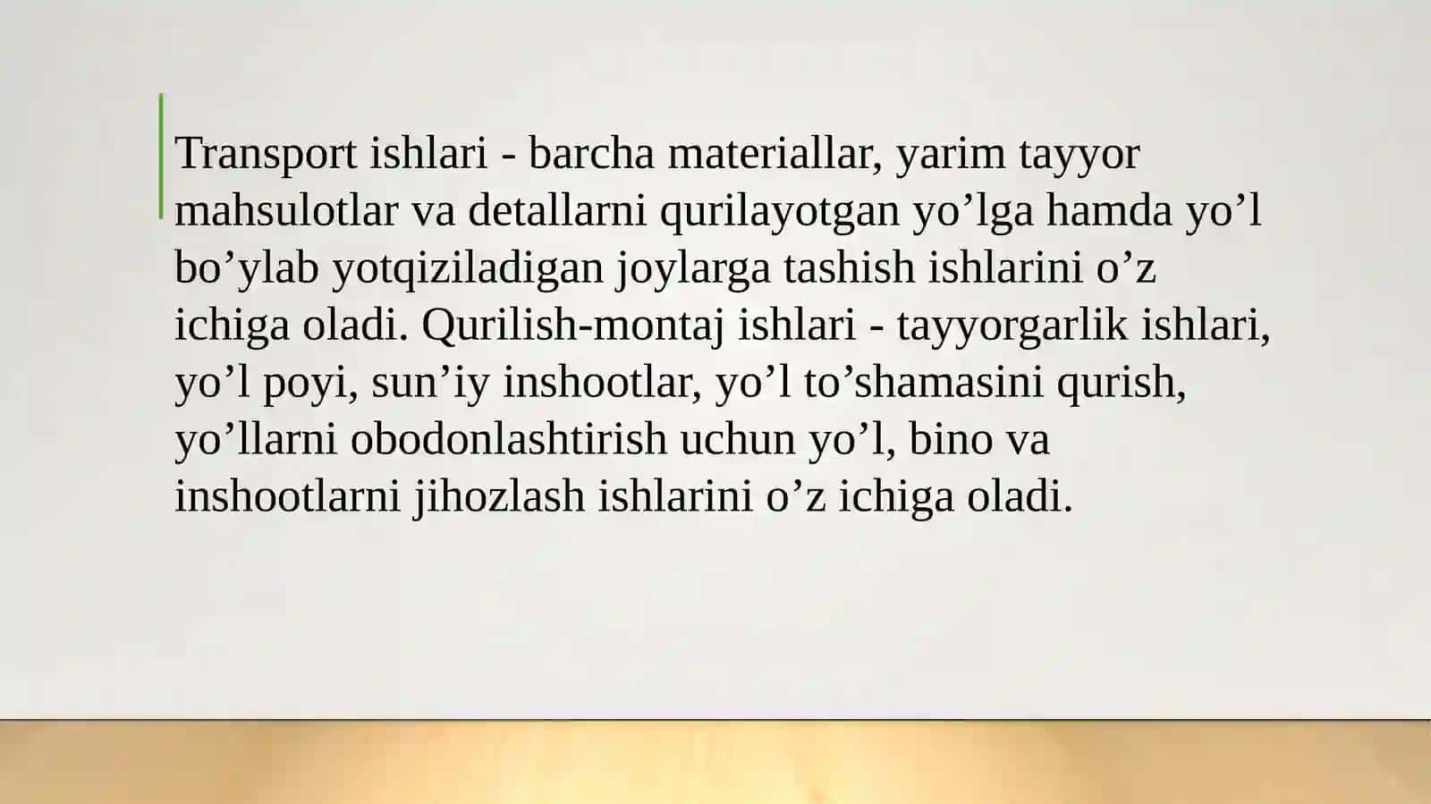 Yo‘l poyini qurishtexnologiyalarini takomillashtirish masalalari 3