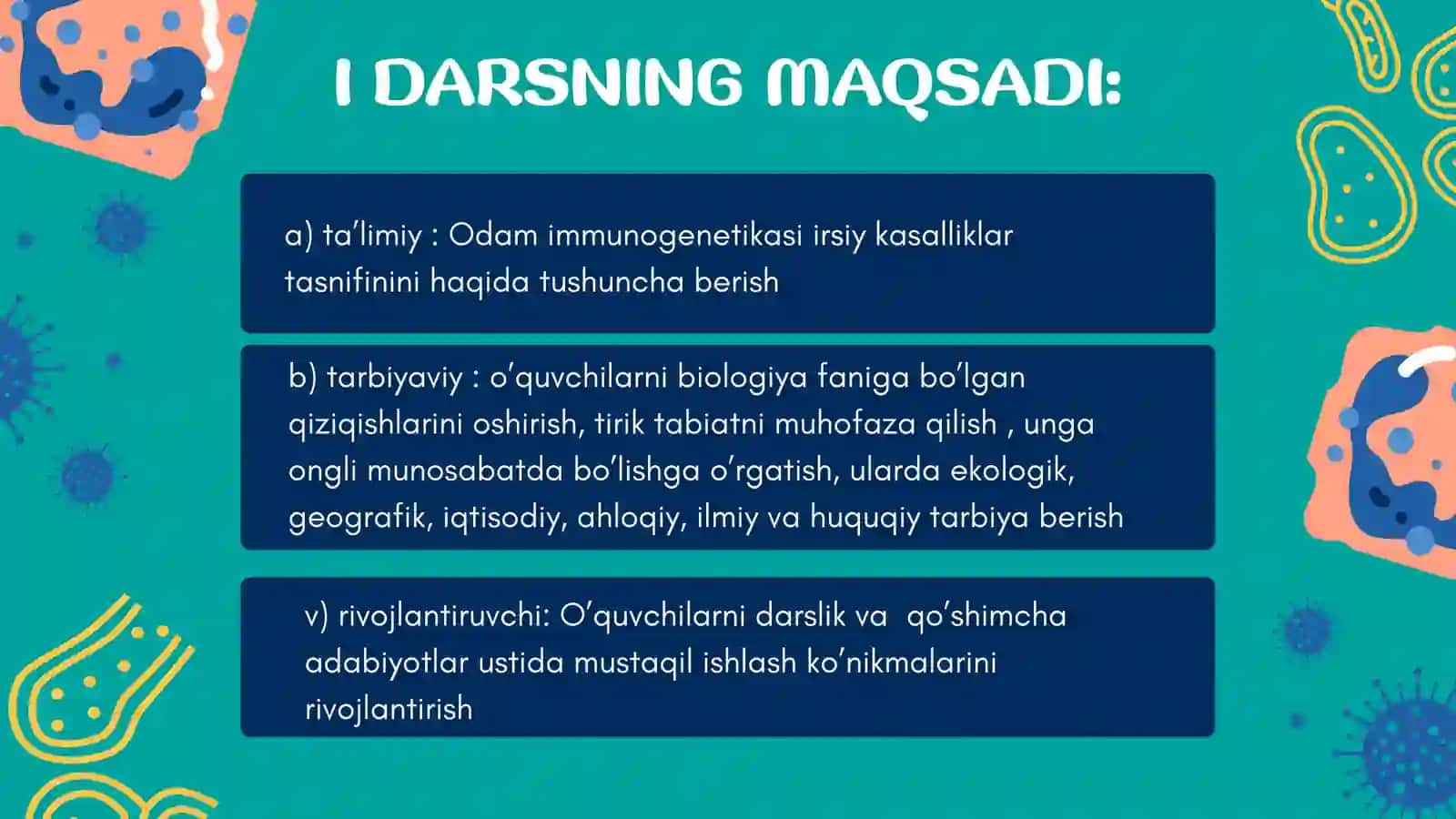 ODAM IMMUNOGENETIKASI IRSIY KASALLIKLAR TASNIFI 3
