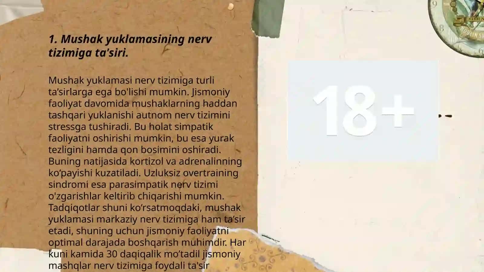 Mushak yuklamasining bolalar nerv tizimi va tayanch harakat aparatining funksional holatlariga ta'siri 3