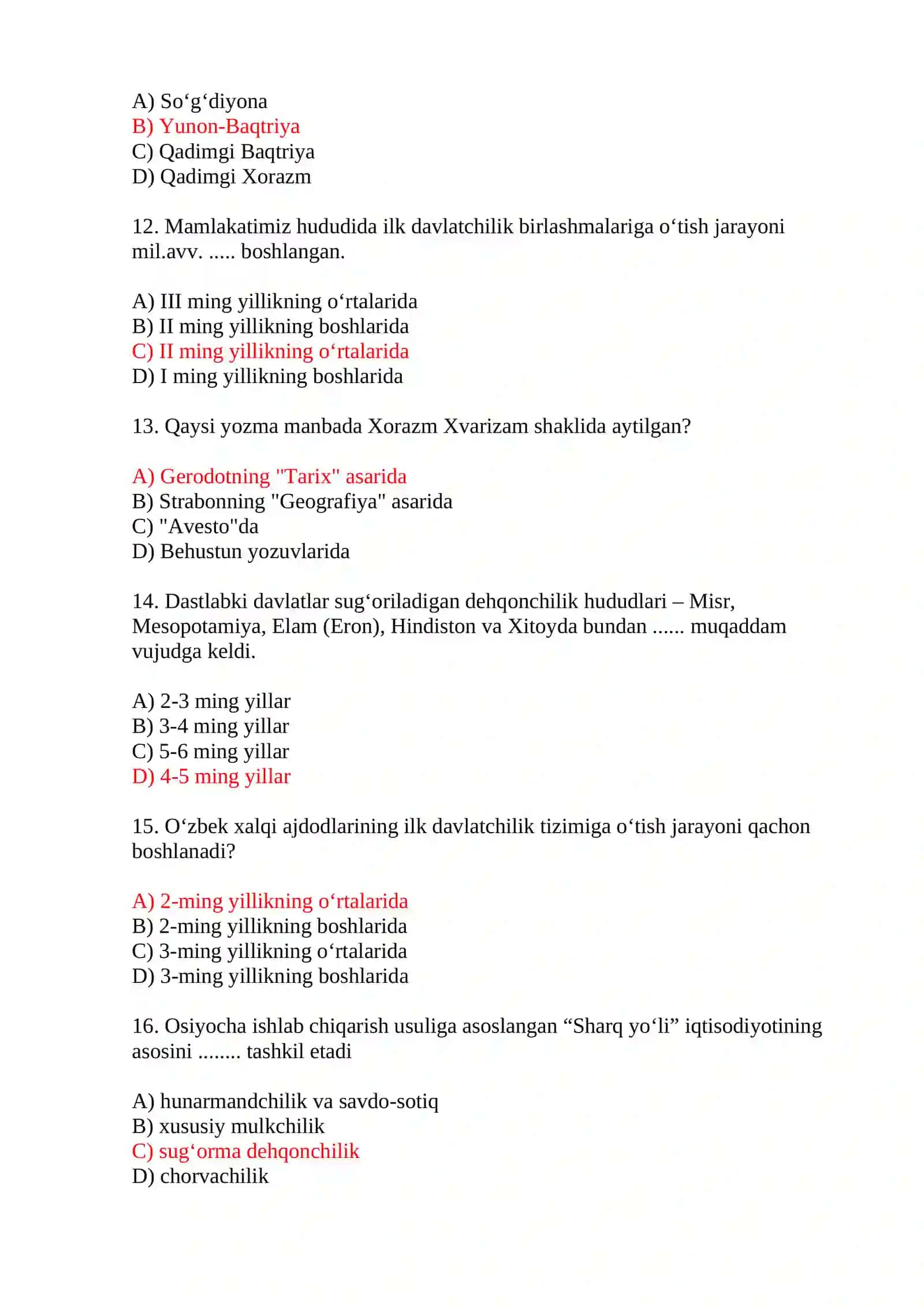 MARKAZIY OSIYO – JAHON SIVILIZATSIYASINING AJRALMAS QISMI 3