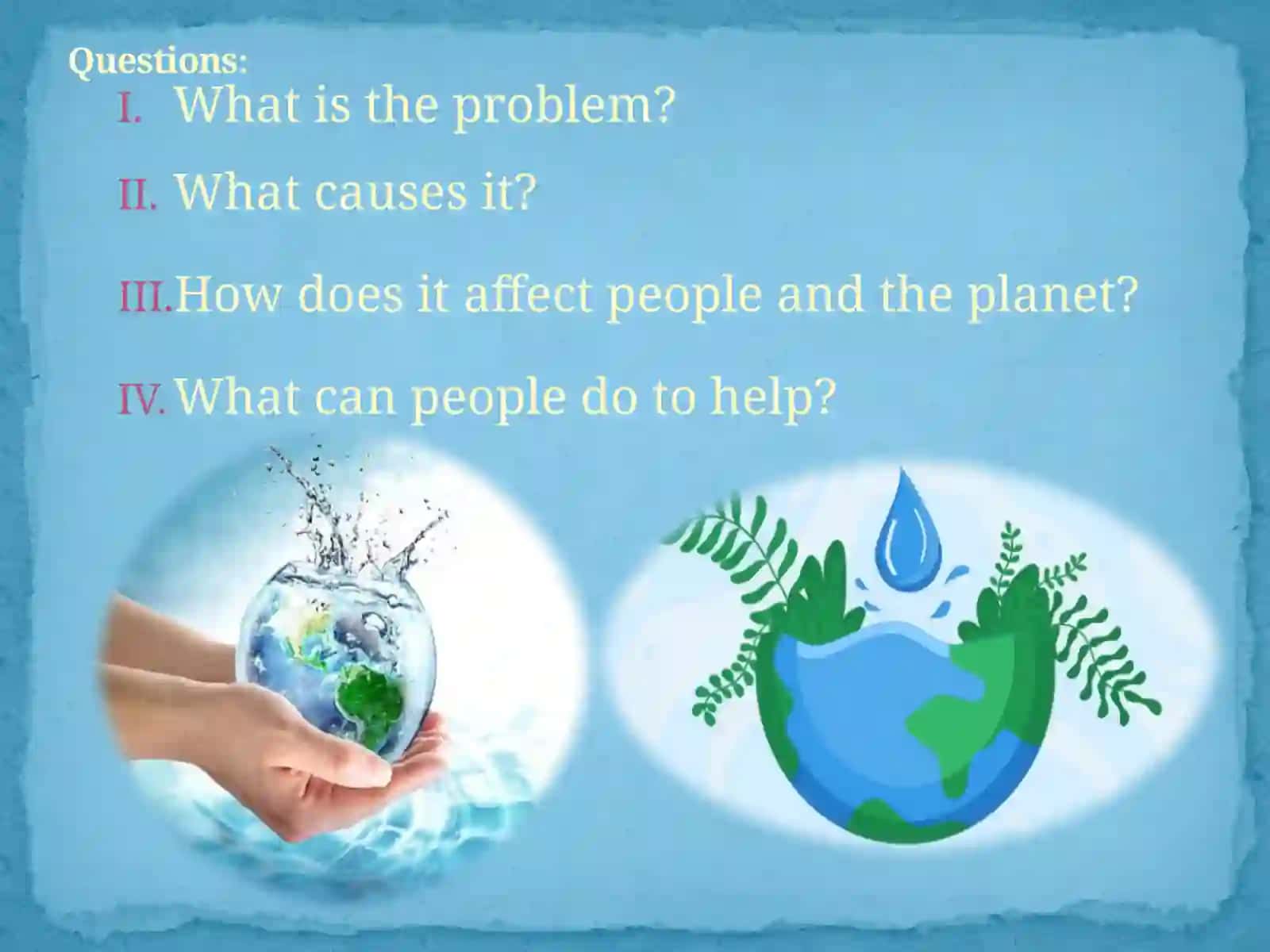Water conservation 3