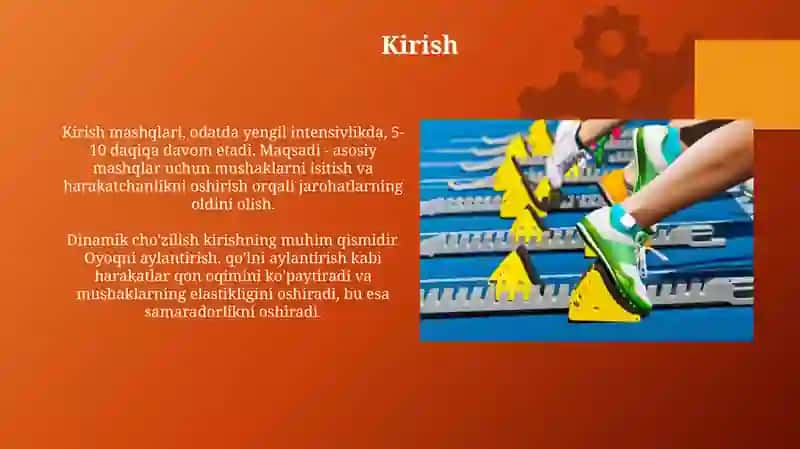 Yegil atletika bōyicha ōquv ishlarini tashkil qilish 3