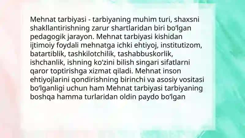 Oʻquvchilarning mehnat estetik jismoniy tarbiyasi 3