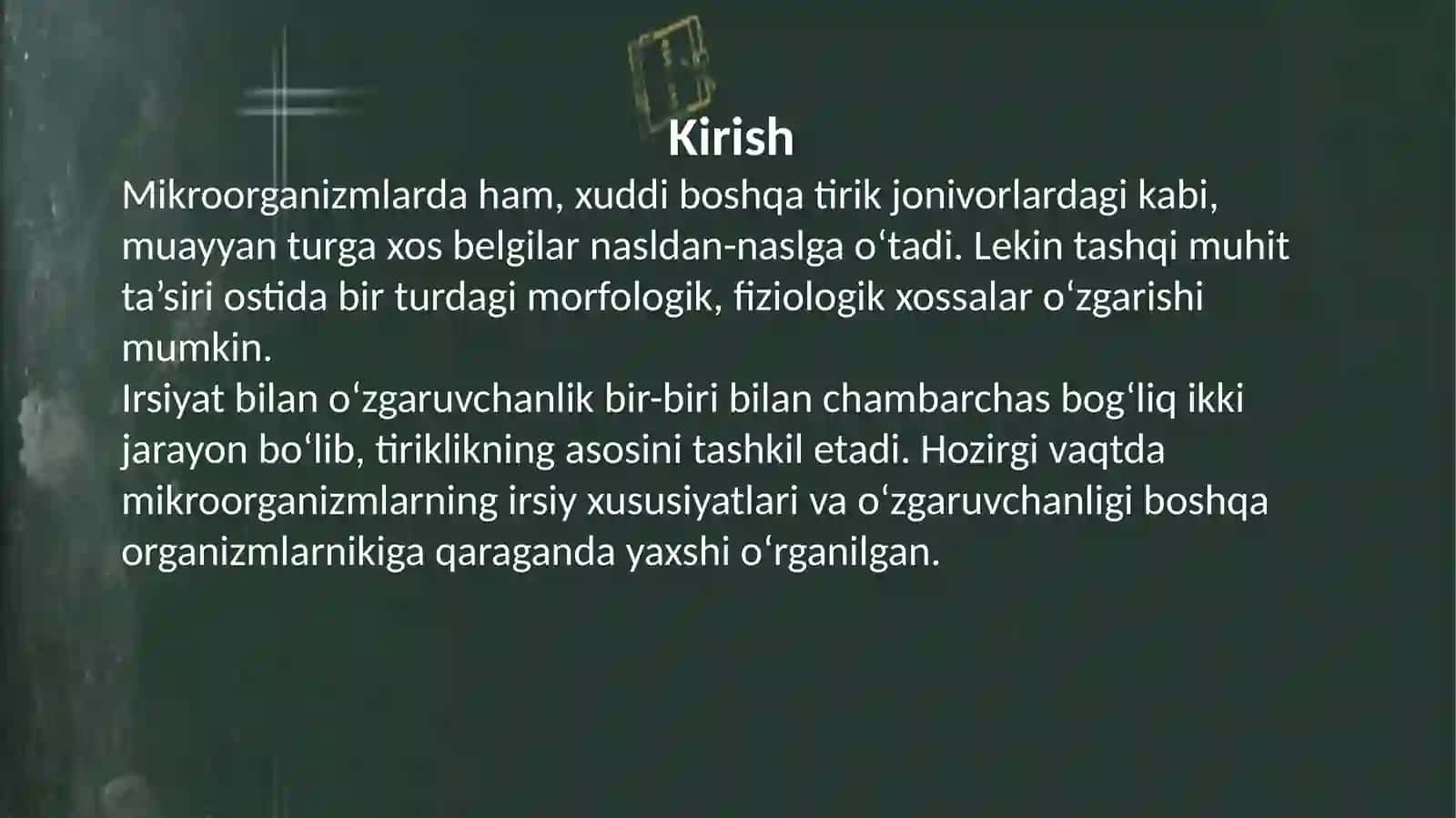 MIKROORGANIZMLAR GENETIKASI 3