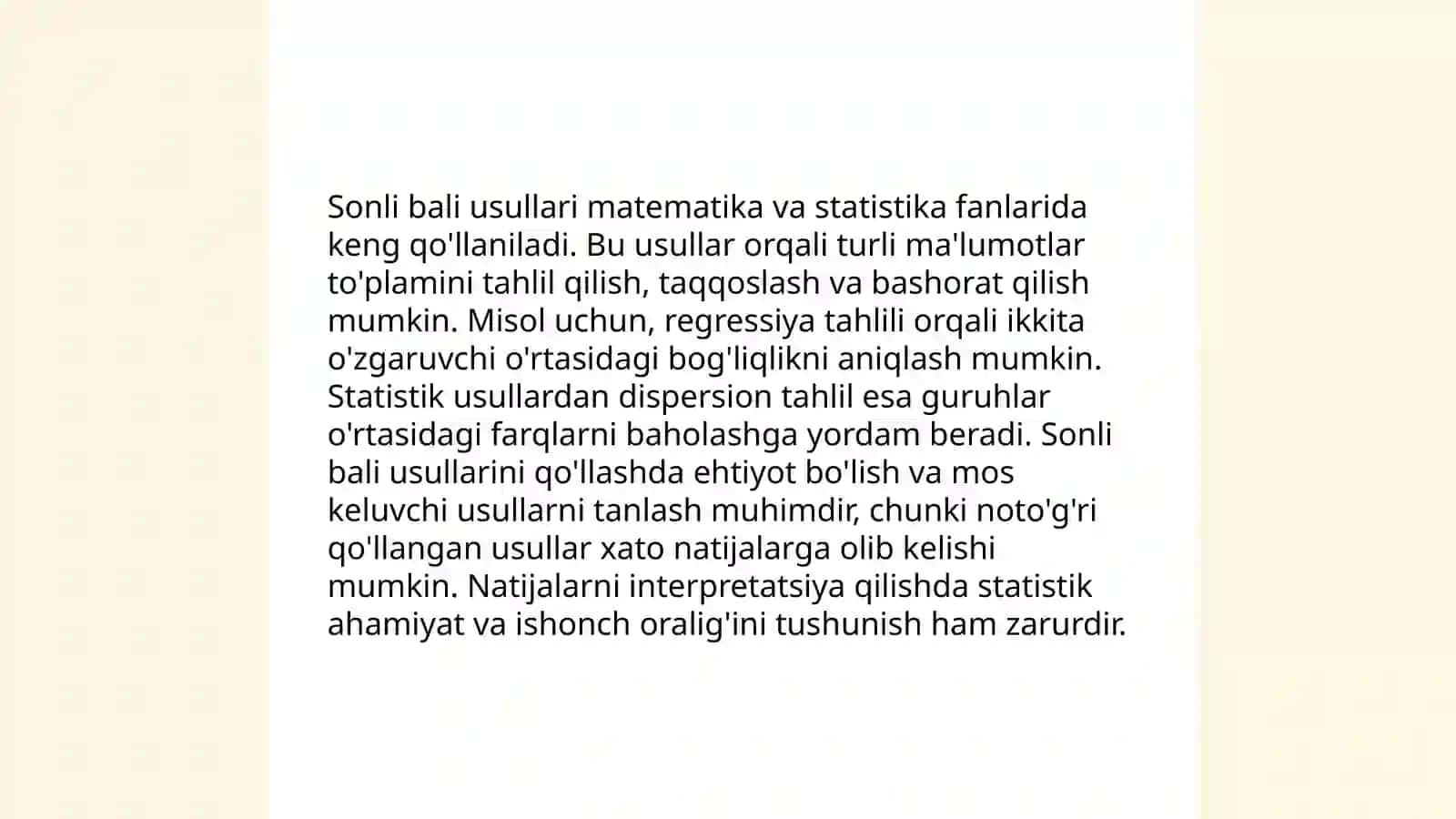 Sonli bali usullari 3